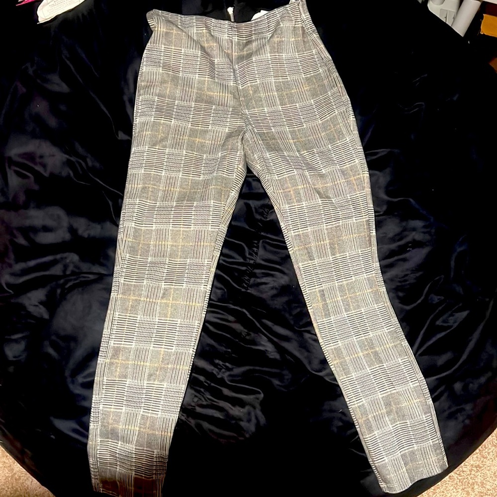 H&M plaid pants